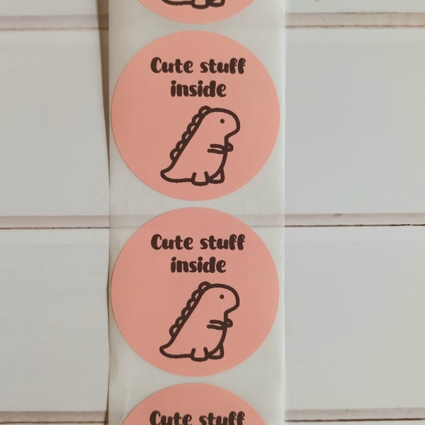 50 Cute Stuff Inside Thermal Printed Stickers (19P)