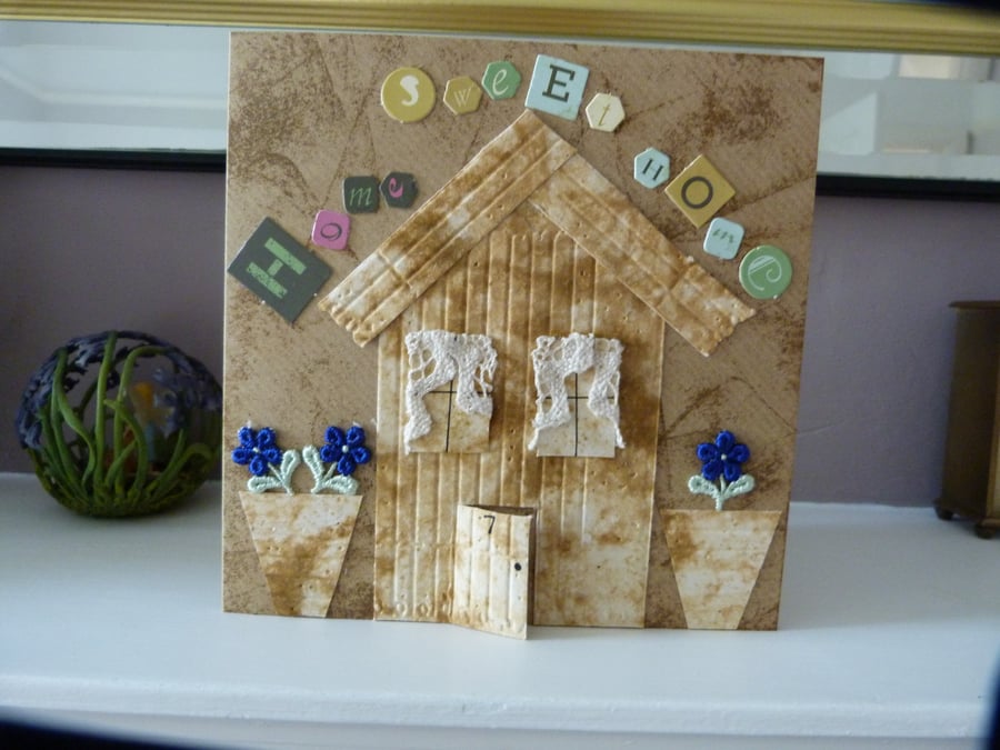 Shabby Shed New Home Card