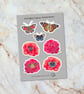 Butterflies and Blooms Printable Sticker Sheet PDF Digital Product - Image 6
