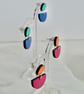 Colour Pop Dangly Stud Earrings - Image 4