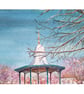 Framed Original Painting Devonport Park Plymouth Gouache and Watercolour  - Image 7