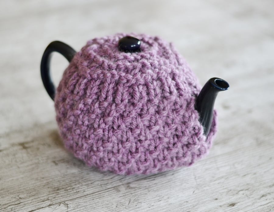 Tea Cosy Cover Bramble Super Chunky Knitted 4-6 Cup  , Other Colours