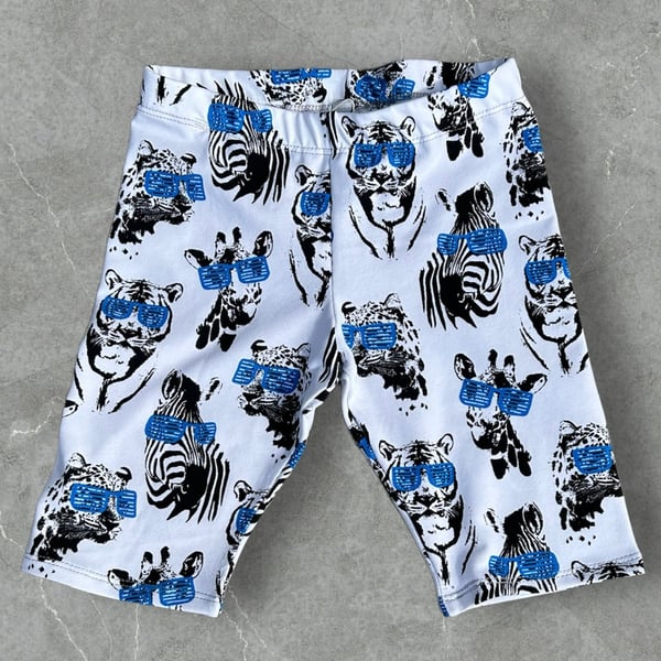 Animals with sunglasses kids Shorts - sizes 3 yrs to 6 yrs