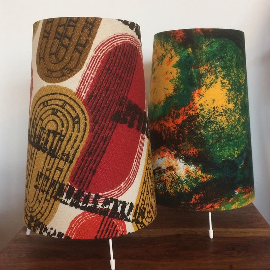 Retro Vintage  Fabric Lamp 