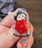 D&D Cat Acrylic Pin Badge, Tabletop RPG Dice Brooch, Nerdy Gamer Gift  - Image 8