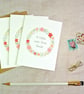 Set of 3 Meadow Circle Mini Notecards - Just To Say - Image 4