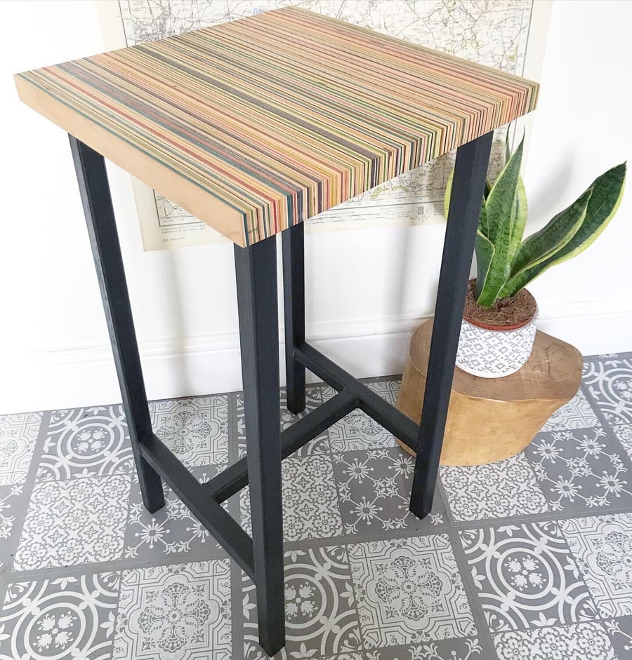 Recycled skateboard Bar Stool