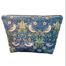 William Morris Large Project Bag - Strawberry Thief Knitting Crochet Bag