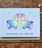 Lesbian Wedding Card, Bride and Bride Card, Mrs and Mrs Card, Wedding Card - Image 3