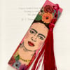 Iconic Frida Khalo Handcrafted Bookmark Page Marker Librarian Reader Gift