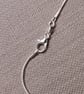 Silver daisy pendant with a red centre  - Image 3