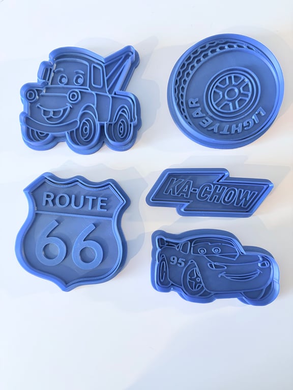 Cars cookie cutter set of 5