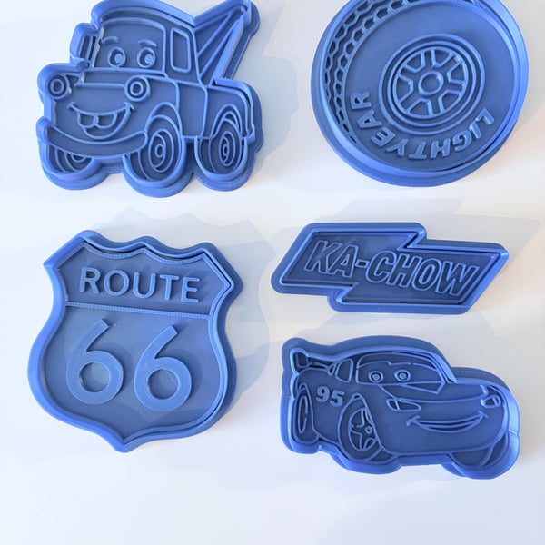 Cars cookie cutter set of 5