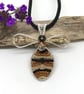 Bee Pendant, Silver Plated - Image 1