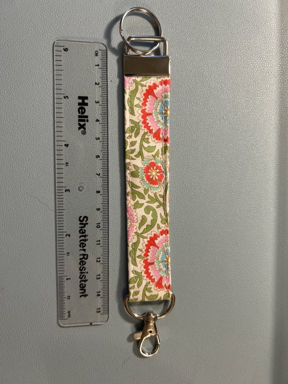 Key fob in Tilda fabric 