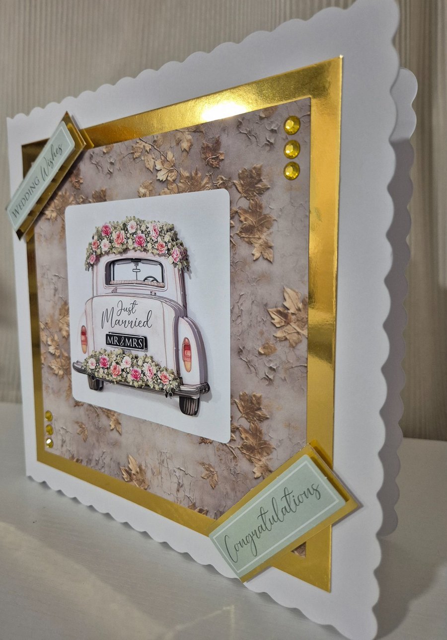 Handmade Wedding Greeting Card