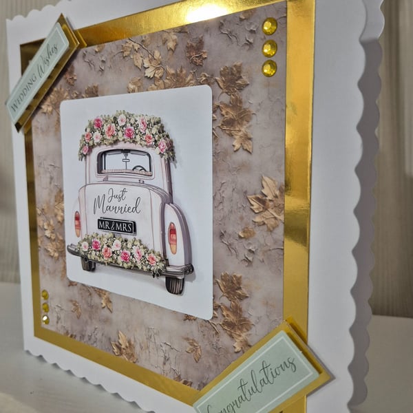 Handmade Wedding Greeting Card