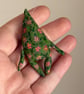 Floral Gnome Miniature Spun Cotton Art Doll - Image 4