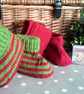 SALE Designer Baby Boy's Hand Knitted Booties Gift set  3-9 months size - Image 2