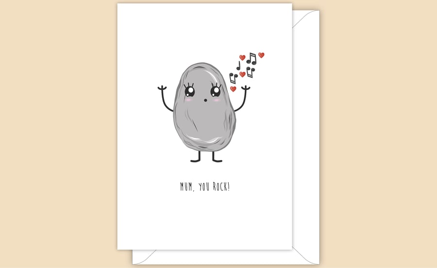 Funny Mother's Day Card or Birthday Card for Mum