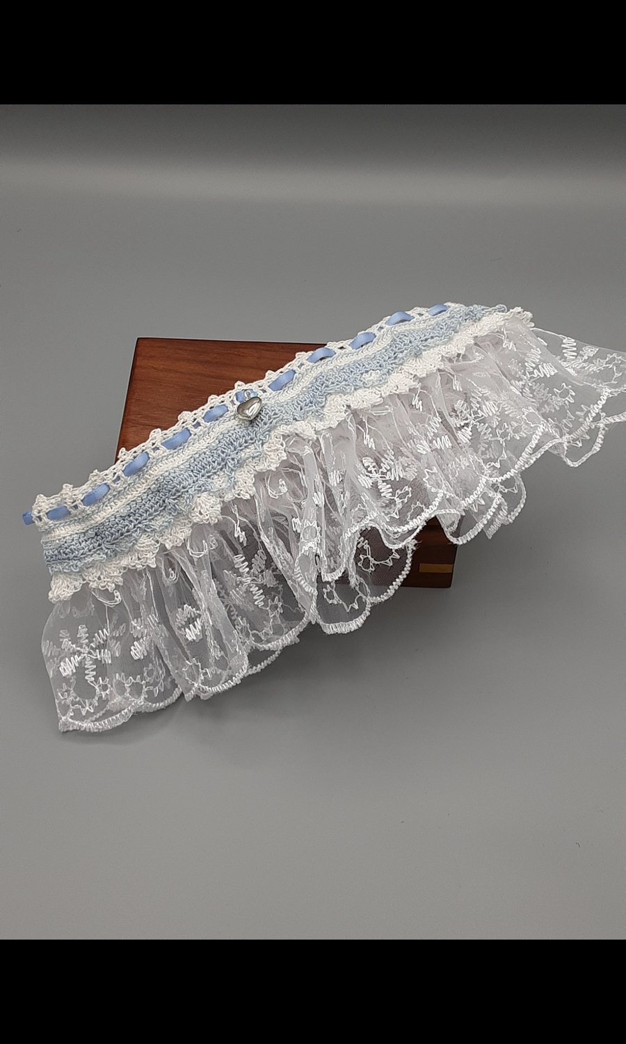 Beautiful hand crafted garter.