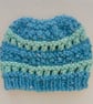 KNITTING PATTERN PDF Greens and Blues Hat