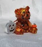 Resin Art Halloween Bear - Pumpkin Patch  - Image 7