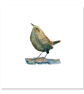Wren greeting card (blank) - Image 2
