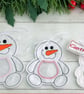 Snowman Personalised Christmas Treat Bags - Image 3