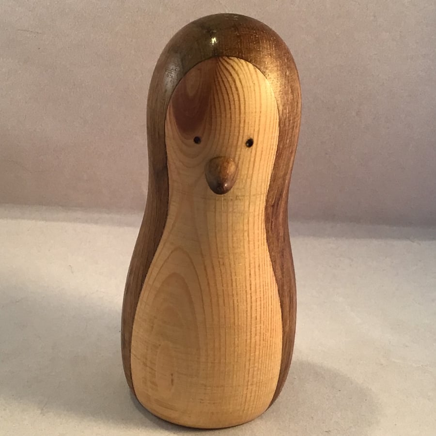 Wood turned Penguin