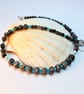 Faceted Amazonite And Larvikite Necklace - Handmade In Devon - Image 2