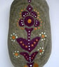 Hand painted stone (21) - Image 1