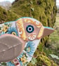 Bone china Mosaic Bird ornament - Image 3