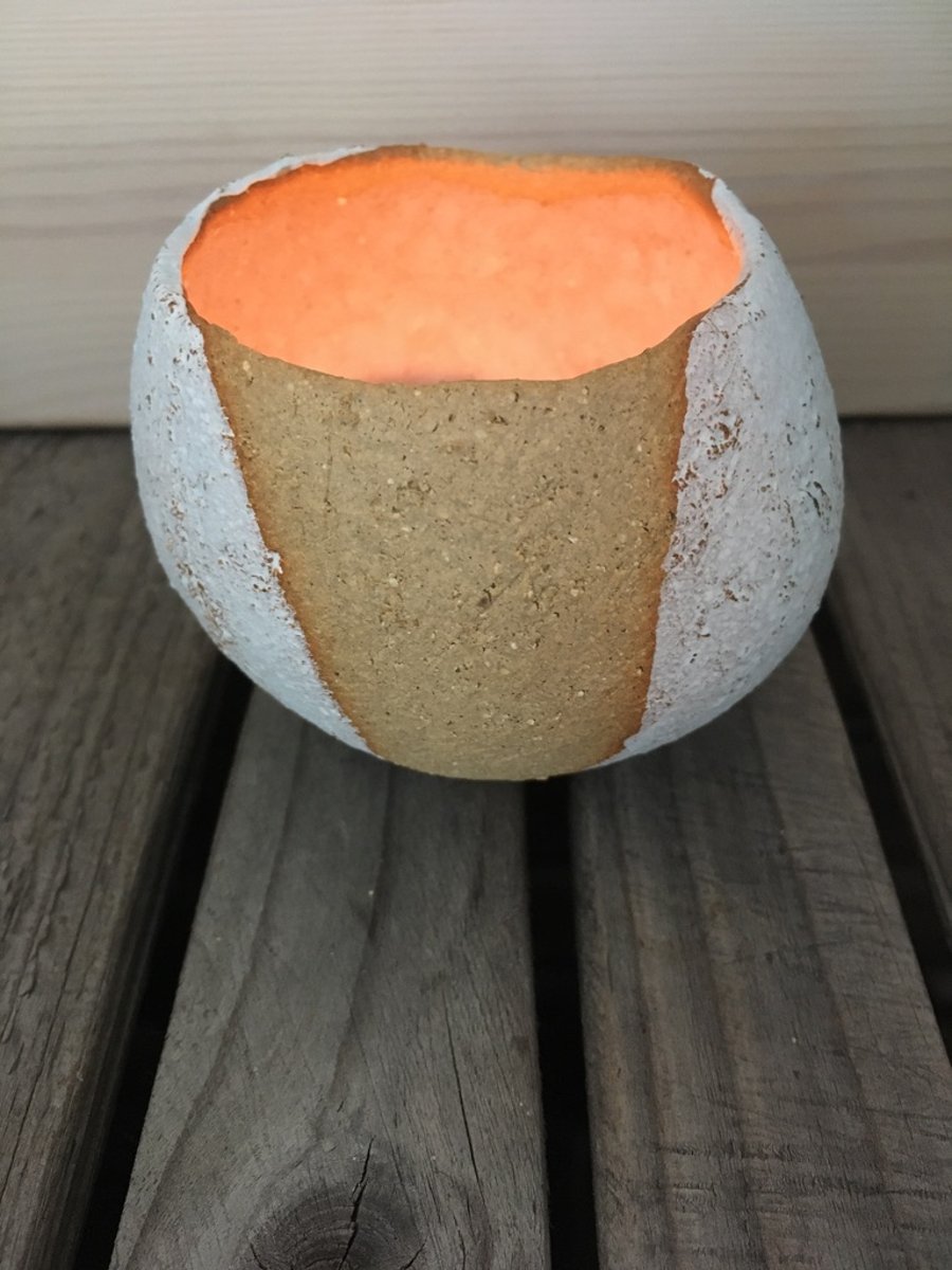 Small Pebble Candle Holder 
