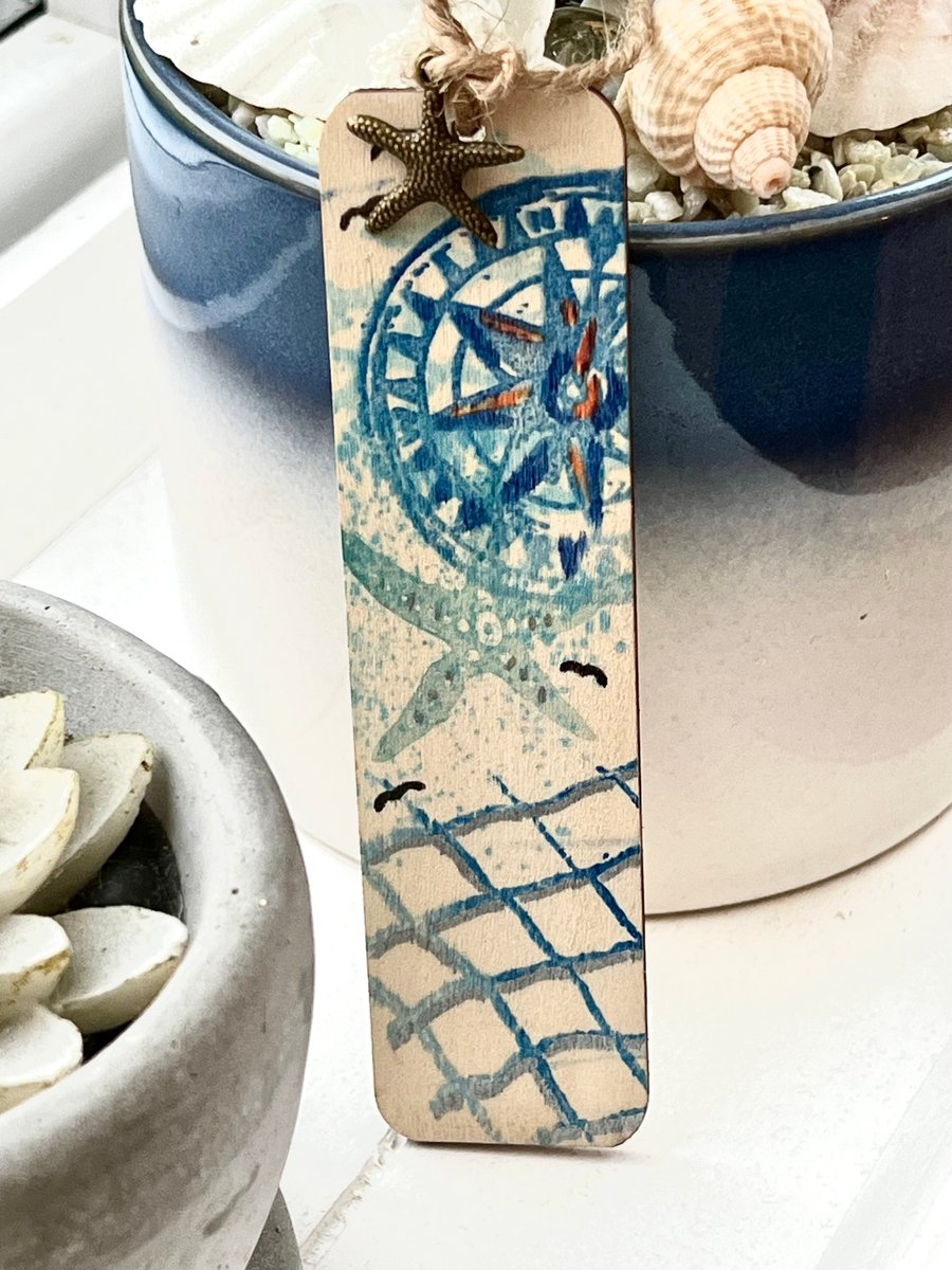 ‘Sailboat Compass’ Bookmark