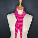 Pointy Scarf - Ruby & Candyfloss