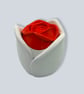 Small Red rose jewellery box, rose flower trinket pot