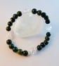 Bloodstone And Rock Crystal Bracelet - Handmade In Devon - Image 4