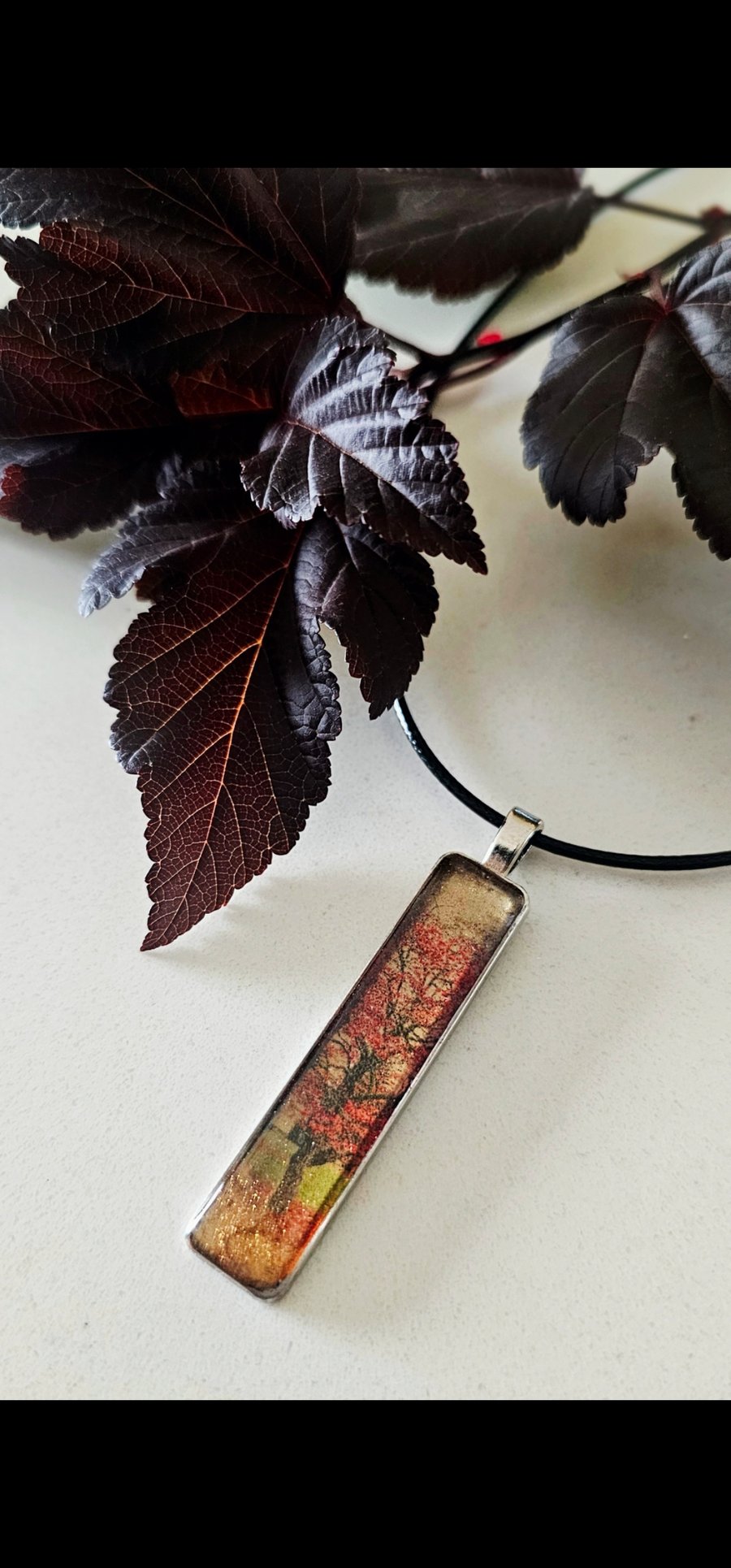 Autumn tree pendant