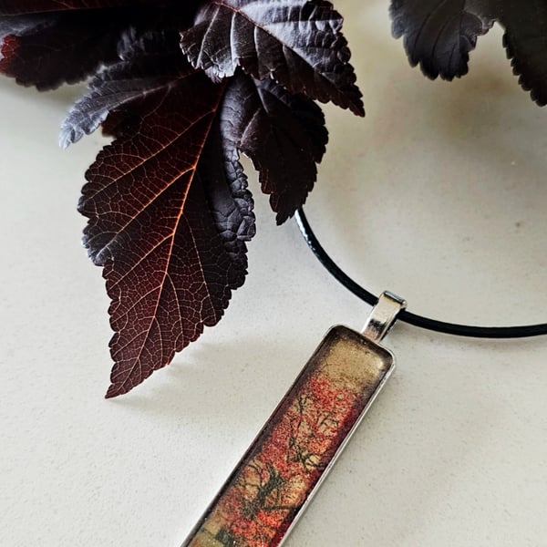 Autumn tree pendant
