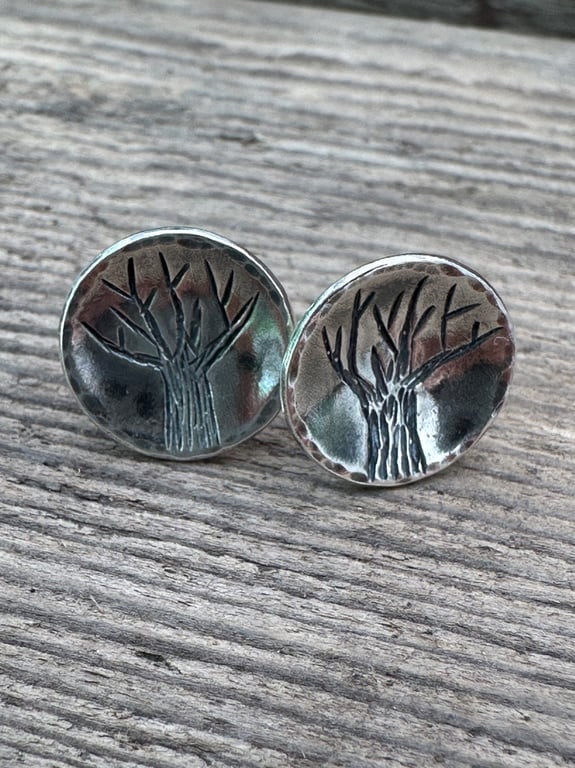 Tree Stud Earrings
