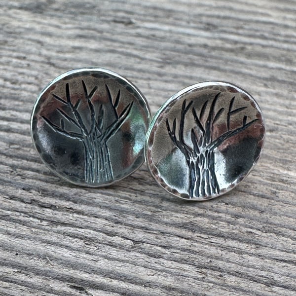 Tree Stud Earrings