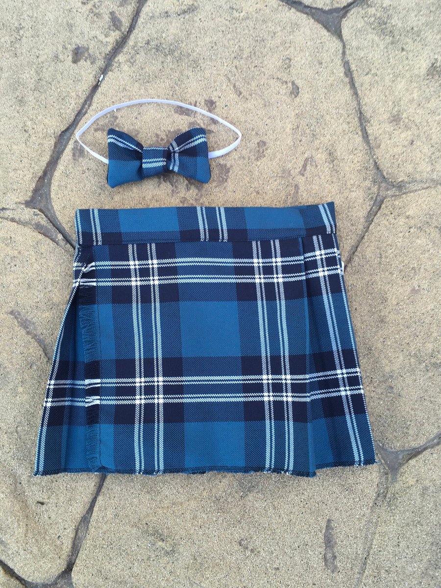 St Andrews Tartan Kilt and Bow Tie for babies , children