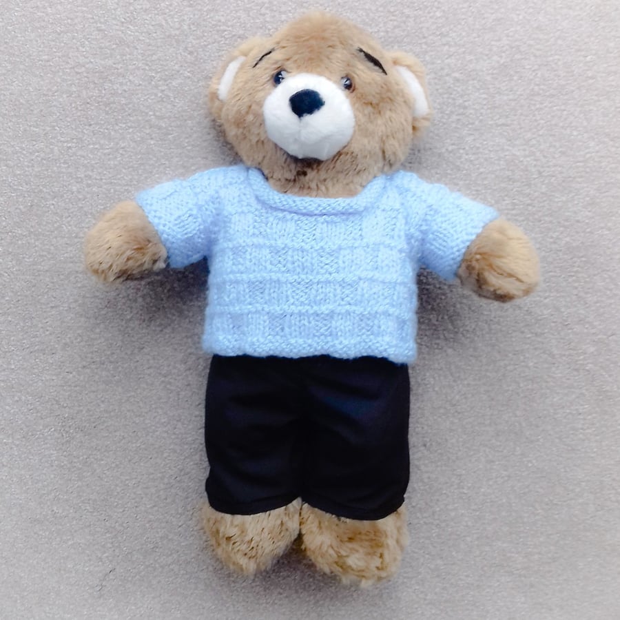 KNITTING PATTERN PDF Navy Joggers for Teddy