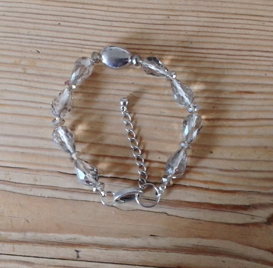 Handmade beaded bracelet.