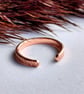 Copper Ear Cuff for Helix or Conch - Hammer Textured - 2mm  - Image 4