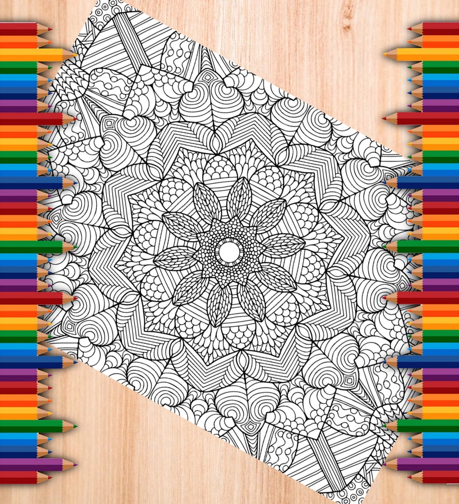 Digital Colouring Pack - Tangledalas