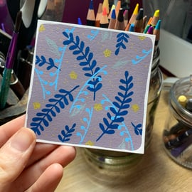 Floral Leaf Pattern Painting 