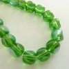 green AB coated beads