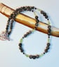 Peridot, Larvikite & Spinel Necklace, Anniversary, August Birthday, Gift For Leo - Image 1